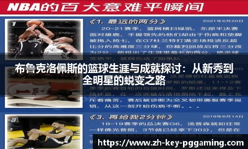 布鲁克洛佩斯的篮球生涯与成就探讨:从新秀到全明星的蜕变之路